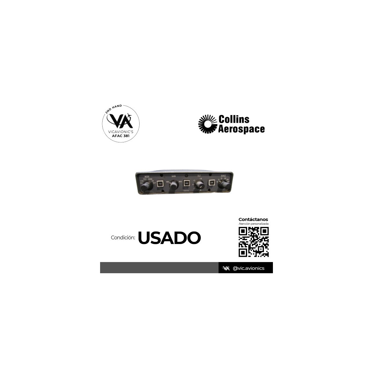 WXP-85C Weather Radar Panel