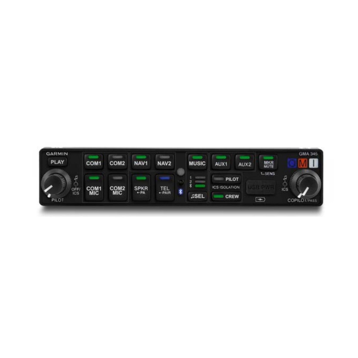 GMA™ 345 Audio Panel with Bluetooth Connectivity GMA™ 345 Audio Panel with Bluetooth Connectivity