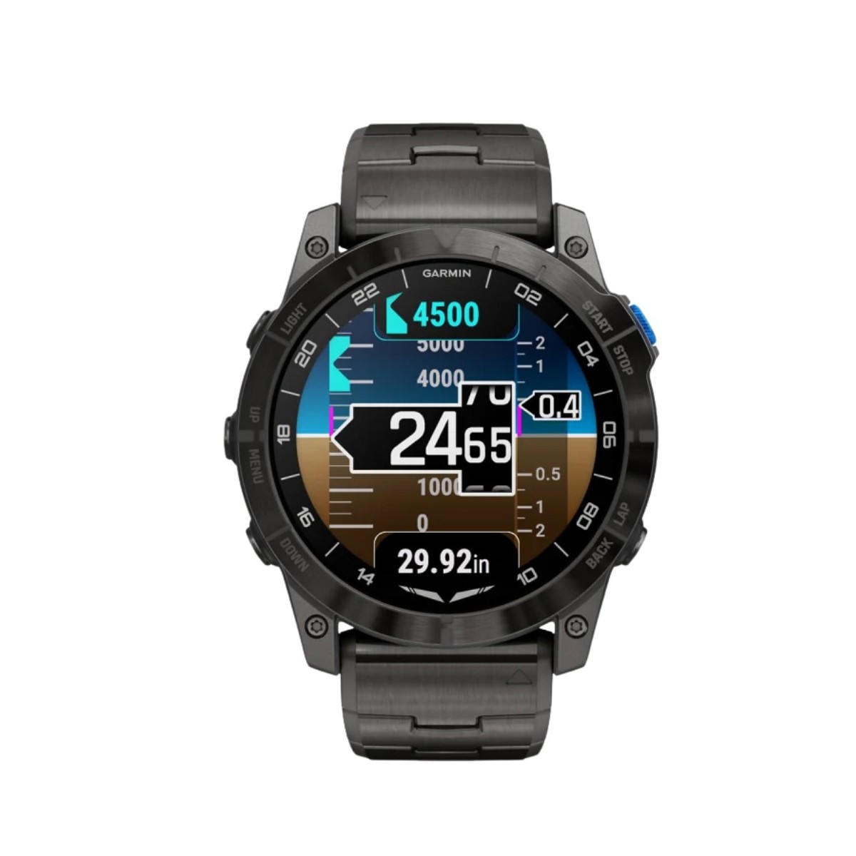 D2™ Mach 1 Pro Aviator Smartwatch with Vented Titanium Bracelet 51 MM D2™ Mach 1 Pro Aviator Smartwatch with Vented Titanium Bracelet 51 MM